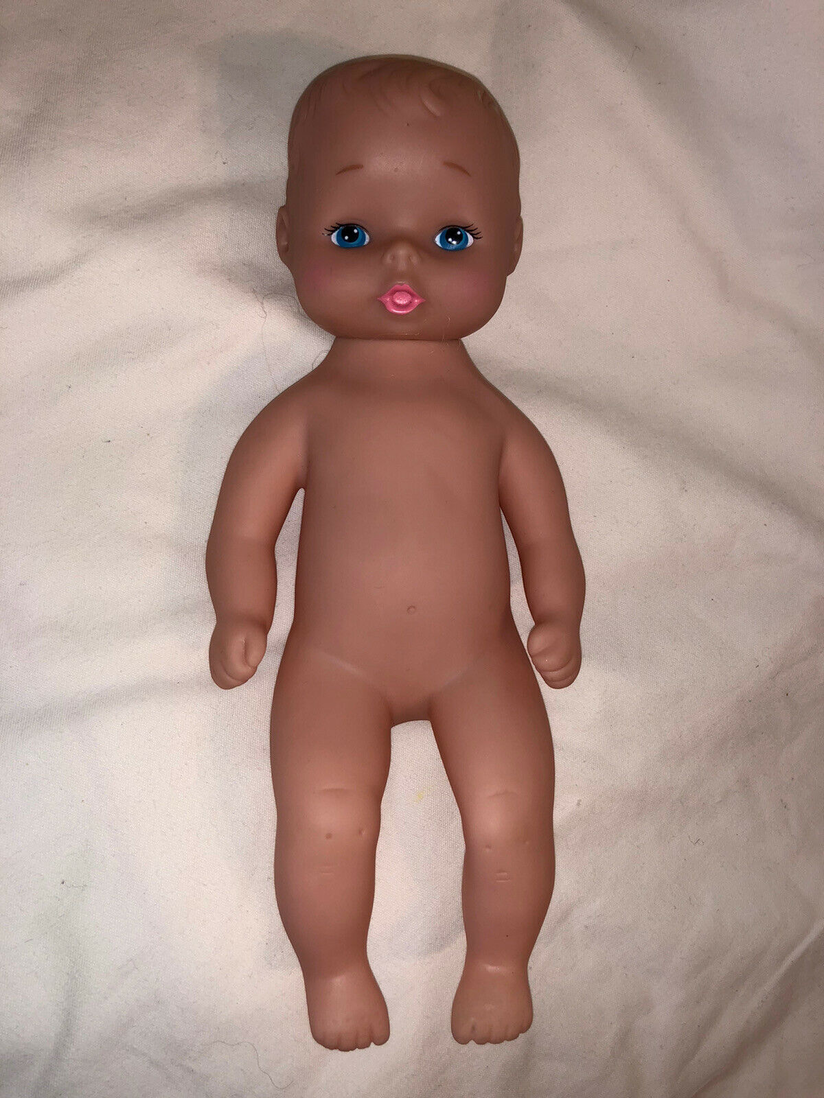 Vintage Classic Babies First Bathtime Water Baby Girl Doll Rubber 1975 Gcllc