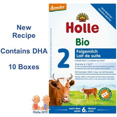 Holle Stage 2 Organic Infant Formula 10 Boxes 600g Free Shipping