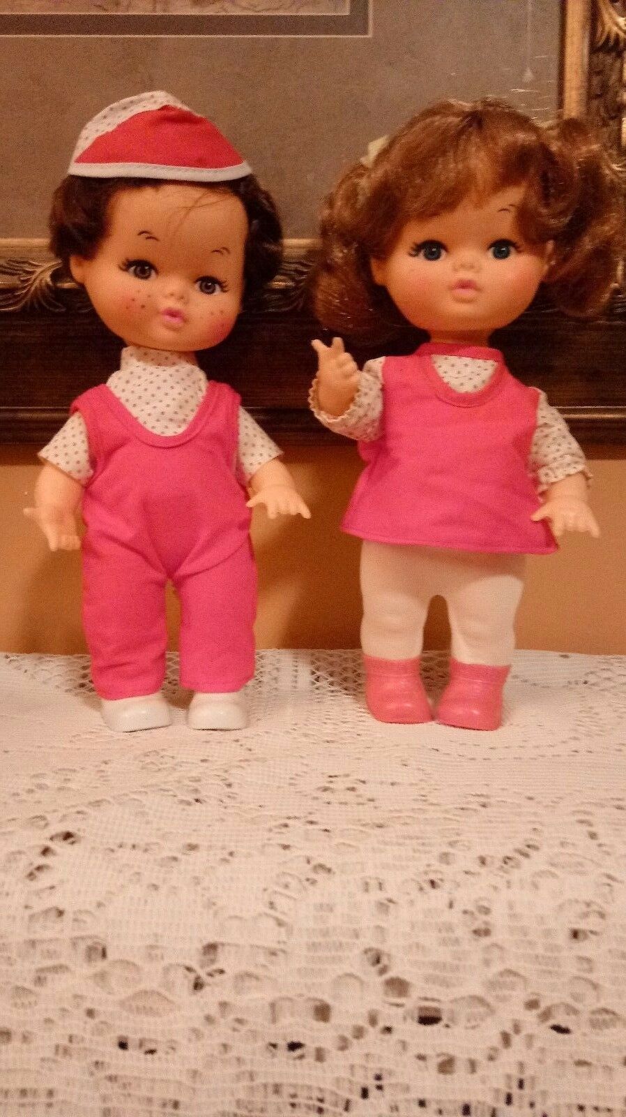 Siblings Vintage Rubber Dolls
