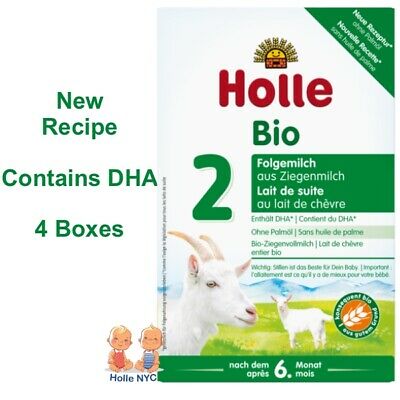 Holle Goat Milk Stage 2 Organic Formula With Dha 4 Boxes 400g Free Shipping