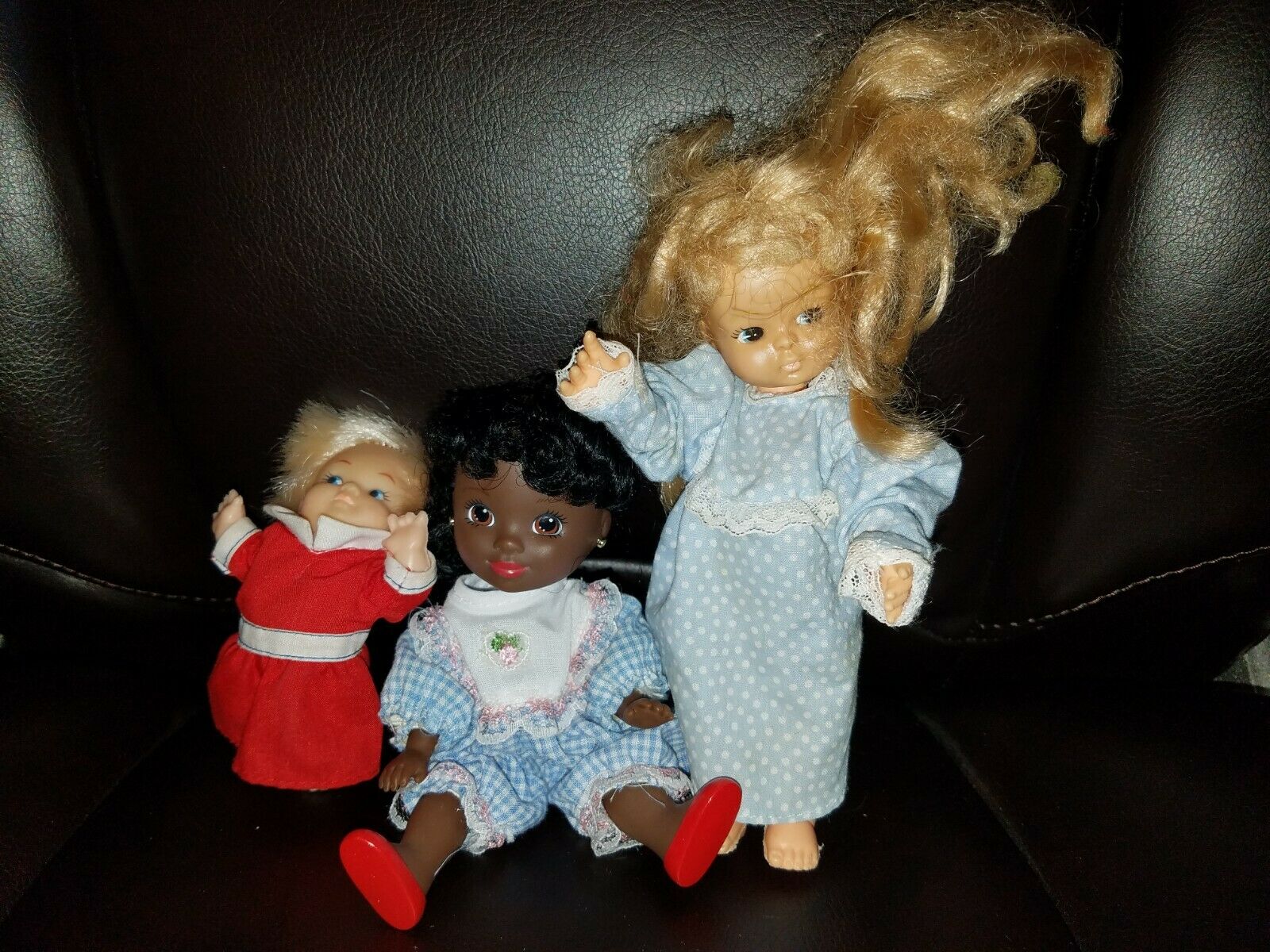 3 Doll Lot - Small Dolls - Dolls Have Several Hair Issues