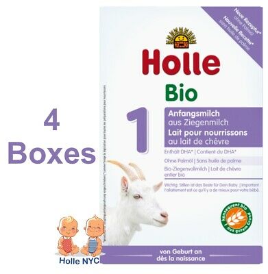 Holle Goat Milk Stage 1 Organic Formula With Dha 4 Boxes 400g Free Shipping