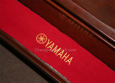 Yamaha Piano Key Cover - Red Felt Embroidered Keyboard Cover