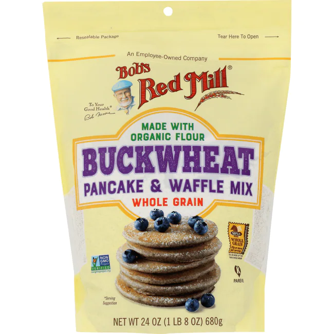 Bob's Red Mill Buckwheat Pancake & Waffle Mix 24 Oz Pkg.